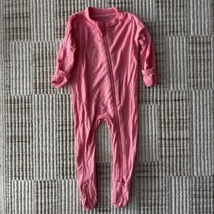 Kyte Baby Pink Zip-Up Footie